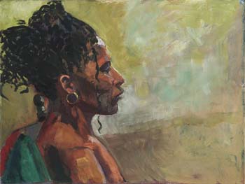 marcia in profile to right